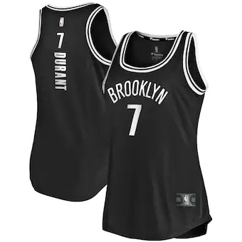 womens fanatics branded kevin durant black brooklyn nets fa-258